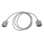 -VGA DB15 Male To RS232 DB9 Pin Male Adapter Cable / Video Graphic Extension Cable (White 1.4M)