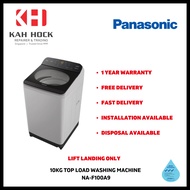 PANASONIC NA-F100A9 10KG TOP LOAD WASHING MACHINE - 1 YEAR MANUFACTURER WARRANTY + FREE DELIVERY &amp; INSTALL