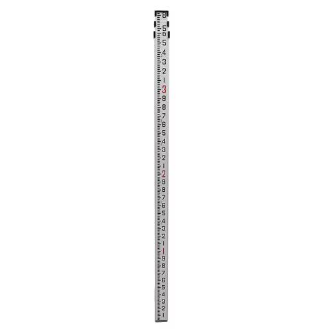 SC-9FT 9 Feet Aluminium Survey Leveling Staff Rod 3 Sections Precision Level Measuring Instruments