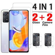 4 in 1 Tempered Glass for Xiaomi Redmi Note 11 Pro 5G Screen Protector film for Redmi Note 11S 11 Pro Plus 5G Protective Glass