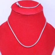 Italian santa silver necklace 925. Length 45cm 925 Silver Necklace Silver Necklace