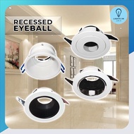 Recessed Eyeball Casing Deep Cut Recessed Downlight Spotlight Display Lighting Ceiling Lamp Led Ceil