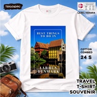 DENMARK Souvenir T-SHIRT DENMARK 44TAG made of 24s combed cotton