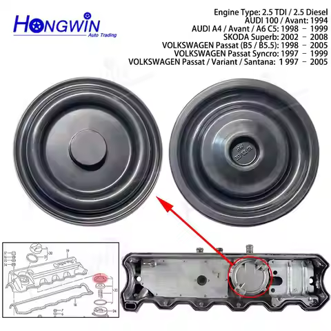 046198475B 353102176 046103527 Crankcase Ventilation Membrane For AUDI 100 Avant A4 A6 C5 SKODA Supe