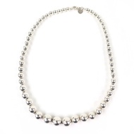 成色極佳☆TIFFANY&Co. Tiffany HardWear 漸層球形項鍊 925銀飾品 重量28.4克 女士