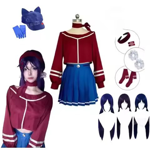 Miside Crazy Mita Cosplay Game Cosplay Costume Wig Roleplay Women Primary Yandere Outfit Electronic 