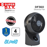 ALPHA DT360 MOTTO Desk Fan Remote Control New Generation 2
