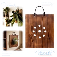 ICRAFT Staghorn Fern Board, Perforated Board Hanging Staghorn Fern Mounting Board,  Wall Mounted Woo
