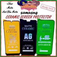 Samsung A52 A72 A32 A22 A42 M02 M12 M22 M32 M52 M20 M10 M51 M31 M21 M11 Ceramic Screen Protector Cle