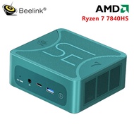 Beelink SER7 MAX มินิพีซี AMD Ryzen 7 7840HS Windows 11 Pro DDR5 5600เมกะเฮิร์ตซ์32กิกะไบต์1ไตรโลไบต์ NVME SSD WIFI 6 BT 5.2 4พัน HD เล่นเกมคอมพิวเตอร์