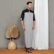 Diskon//Jubah Syakir Gamis Pria Terbaru 2024 Arab Size M-5XL Jumbo Free Peci tasnih Kekinian