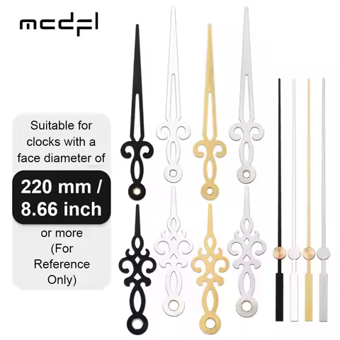 MCDFL Fancy Clock Hands Spade for Grandfather Atomic Watch Motor Replacement Plans Making Supplies K