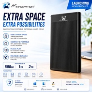 EXTERNAL HARD DISK INNOVATION 2.5'' 500GB 1TB 2TB HDD EXTERNAL HARDISK 3.0 PORTABLE HARD DRIVE
