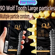 condom kondom tahan lama pancut 安全套 berduri tebal  kondom 9D Wolf tooth  large particles Ultra-thin 