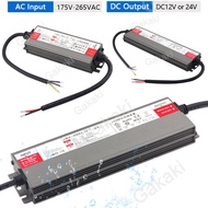 36W-600W AC to DC 12V 24V IP67 Waterproof Led Strip Lighting Transformers Driver Power Supply