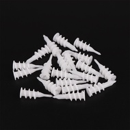 AGBBG 20ชิ้นเจาะด้วยตนเองพลาสติก drywall anchors ขาพลาสติกชุดเจาะตนเอง drywall anchors ด้วยตนเองเจาะ
