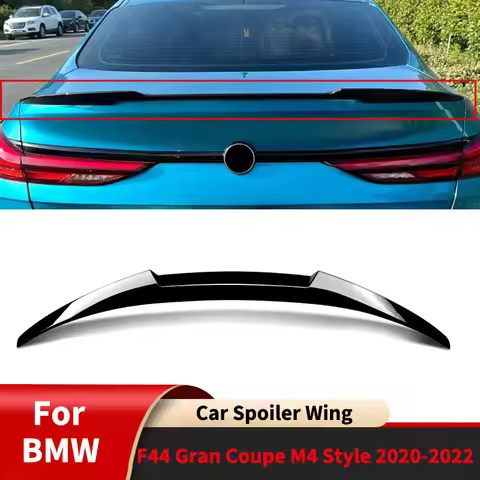 For BMW F44 Gran Coupe M4 Style 2020-2022 Rear Spoiler Wings Accessories Spoiler Diffuser Tail Fin G