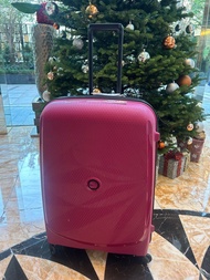 New ： Delsey Belmont Rose Pink  29 吋行李箱； Desley Belmont Rose Pink 29 inch luggage 76 x 52 x 30cm