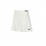FILA 女平織短裙-白色 5SKY-1723-WT