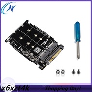 M.2 SSD to U.2 Adapter 2in1 M.2 NVMe and SATA-Bus NGFF SSD to PCI-E U.2 SFF-8639 Adapter PCIe M2 Con