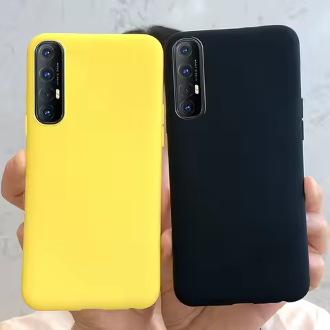 For OPPO Reno3 Pro Case CPH2035 CPH2037 CPH2043 Candy Color Back Cover Soft Phone Cases For OPPO Ren