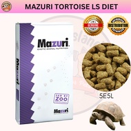 Mazuri Tortoise LS Diet Tortoise Food 5E5L Original Pack 11.33kg High Fiber Low Starch Sulcata Torto