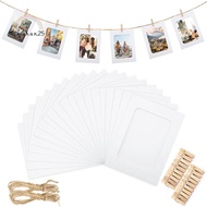 50Pcs Paper Picture Frames for 4x6Inch Paper Photo Frames,Kit DIY Cardboard Photo Hanging Display fo