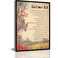 Salmo 23 En Español Para Pared, Psalm 23 Wall Art,scripture wall art Cuadros Cristianos Para Pared E
