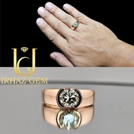 Natural Diamond Ring | Cincin Berlian | Rose Gold | Suasa