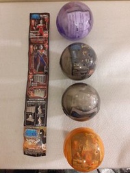BANDAI ULTRAMAN 咸旦超人 發光扭蛋02 七星俠 SEVEN 帝拿 DYNA 全3種 + 發光建築物