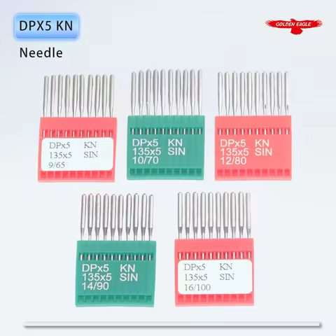 (100PCS) DPX5 KN Small Ball-Point Sewing Machine Needles Needles 134, 135X5, CANU: 20:05EB17, 1738 (