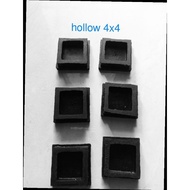 Hollow rubber feet for table chair 4 cm x 4 cm