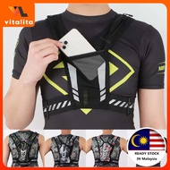 Running Vest Runners sport Reflective Phone Holder Bag Universal trail Joggers Cycling Nights Card h