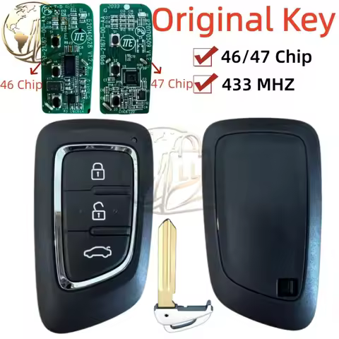 New Original Smart Remote Key ID46 Chip ID47 Chip 433 MHz for Dongfeng DFSK Aeolus MX5 E70 AX7 A30 A