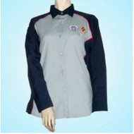 Baju Korporat Pengakap Kelabu KPM Lengan Panjang