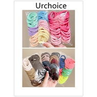 [READY STOCK] 50pcs/Bag Elastic Hair Ties Hairband Hair Accessories Rubber bands Hair Band Getah Ram