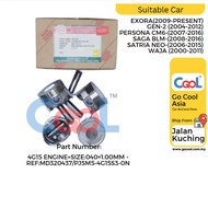 PISTON KIT SET FOR EXORA, GEN-2, PERSONA, SAGA, SATRIA, WAJA - SAKURA 4G15 ENGINE +0.40MM REF:MD3204