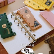 Card-type puncher 3 holes Loose Leaf Hole Punch Notebooks Daily Planner Adjustable for M5 A7 Portabl