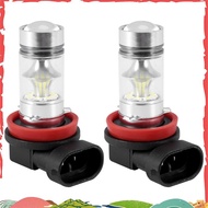 2X H8 H11 H16 6000K White 100W High Power LED Fog Light Driving Bulb