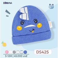 [DS425-BT] Dokma thick newborn felt hat for baby boys (newborn - 9M)
