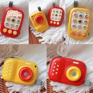 Jg-8 Im31 Aw89 children pretend plays phone camera with light sound effect children's toy cellphone 