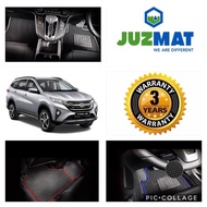 Perodua Aruz 2019-Present Customization EVR Car Floor Mat(JUZMAT)