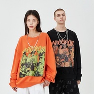 Benmyshower Trendy Loose Long Sleeve Sweatshirt - Unisex Streetwear