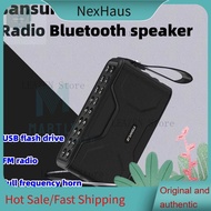 NexHaus SANSUI S71 Bluetooth Speakers FM Radio HI-FI Subwoofer Supports Headphone Output USB Drive T