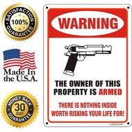 Prohibition of illegal intrusion signs, private property video surveillance signs, warning signs, un