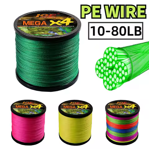 X4 Strands 300M 500M Sea Saltwater Smooth Braided Main Wire 0.4#-8.0# Multifilament Extreme 100% PE 