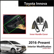 For Toyota Innova 2016-Present Carbon Fiber Interior Cover modification For Toyota Innova 2016-Prese