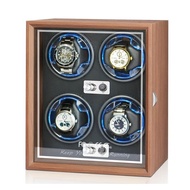 SG STOCK Automatic Watch Winder Watch Winder for 4 Slot Automatic Watches with LED Lights, 4 Rotatio
