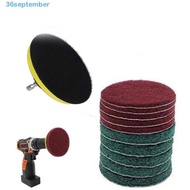 SEPTEMBER Drill Power Brush Cleaning Kit Drill Attachment For Bathroom Floor For Tile Tub Kitchen Power Scouring Pads