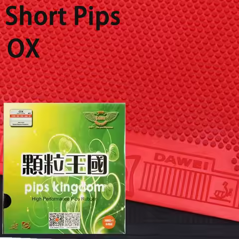 Dawei 388C-1 Table Tennis Rubber Short Pips Offensive Racket Particle ITTF Approval OX Ping Pong Rug